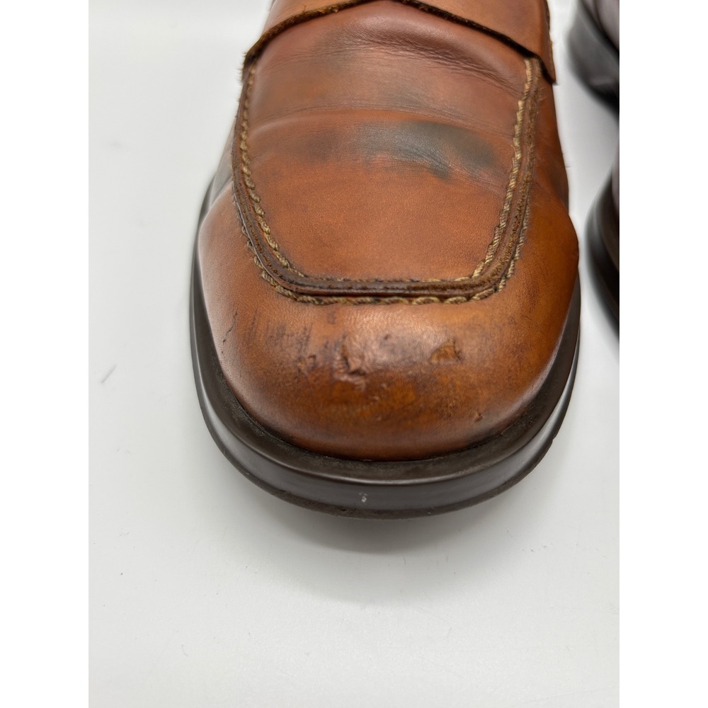 Cole Haan Grand.OS Men's 10 M Brown Leather Penny Loafers Dress Casual Shoes - Picture 8 of 16